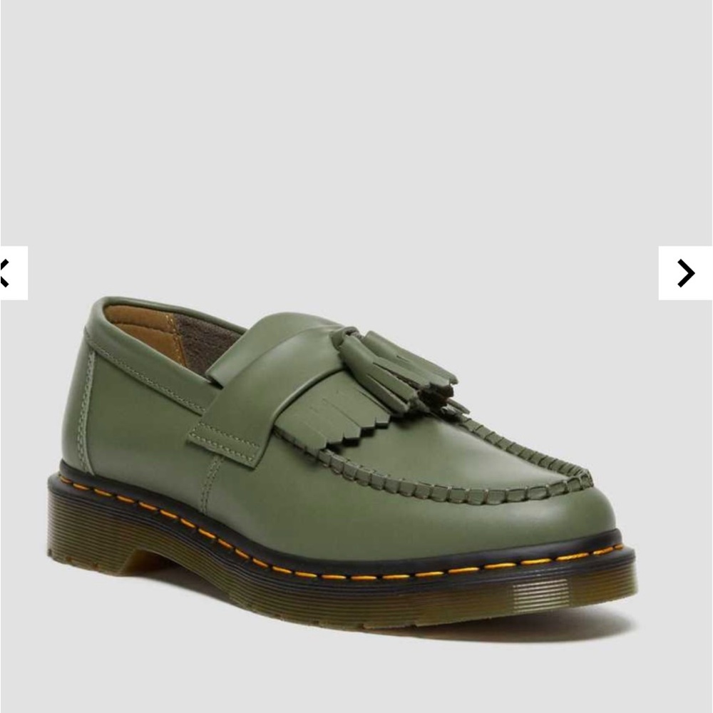 Dr. Martens Adrian Yellow Stitch Loafers